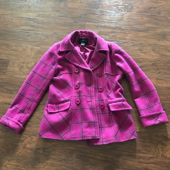 Moda International Jackets & Blazers - Purple wool coat bought from Victoria secret Moda International Jackets & Blazers - Purple wool coat bought from Victoria secret